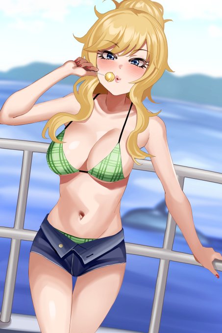 グラビア撮影後の唯ちゃんフェラ抜き♡ 