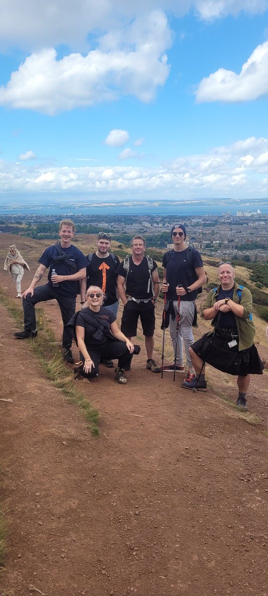 CVenturetrust's tweet photo. @venturetrust bag a munro event today , joined by our change cycle participants and the brilliant Bruce from @TheBikeStation Edinburgh https://t.co/XT6Lh8gvHR