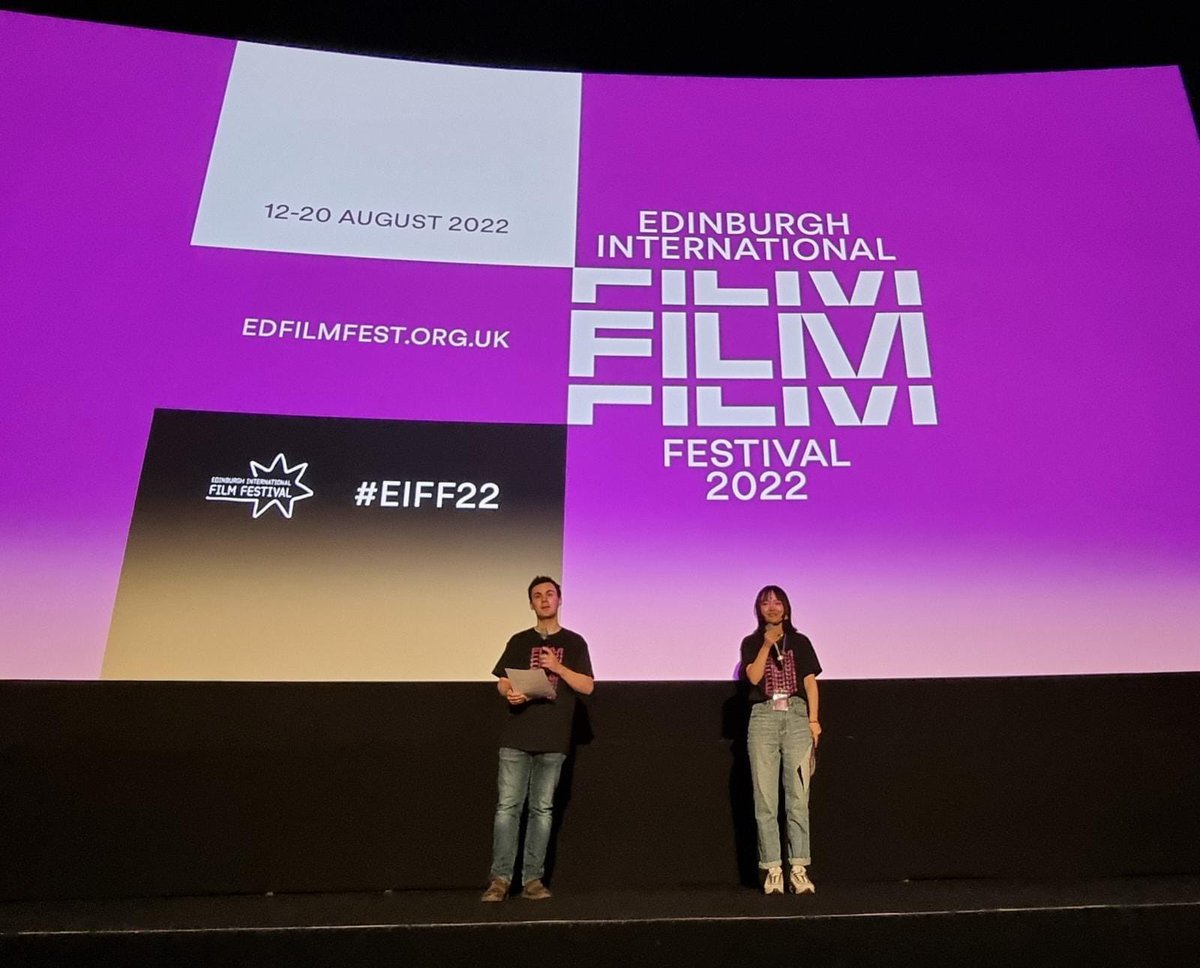 Murray and Daisy from our Youth Advisory Group introducing #Working9to5 yesterday at <a href="/vuecinemas/">Vue</a> 🤩