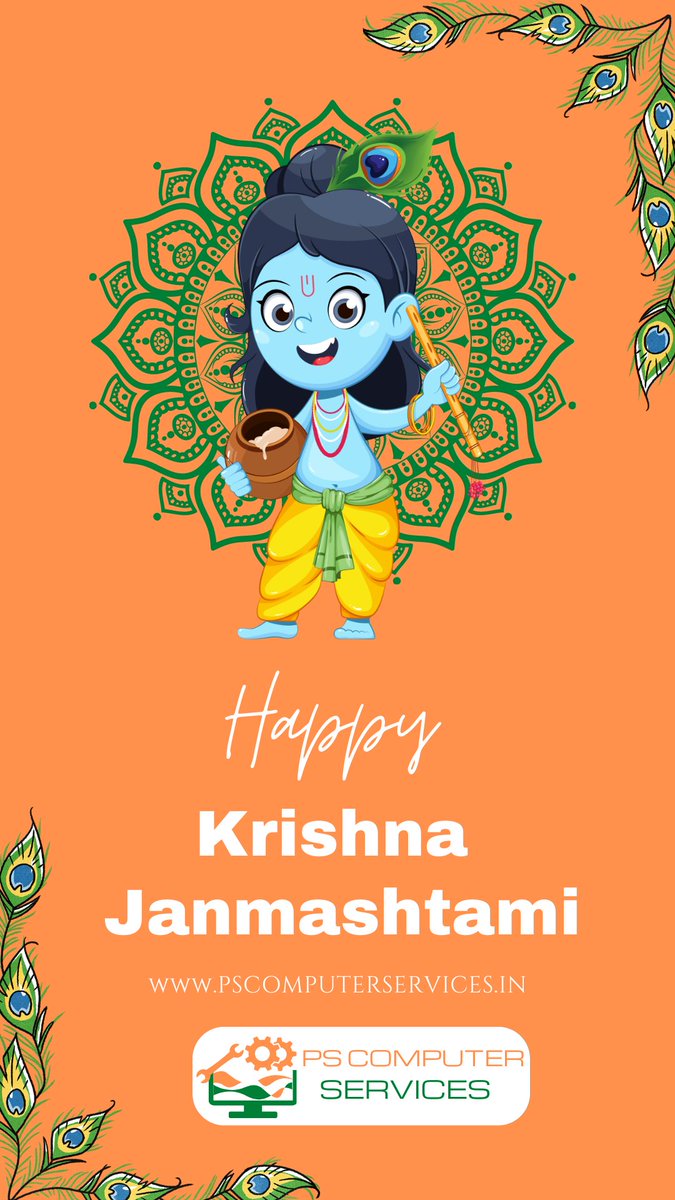 pscomputersfbd's tweet image. May the celebrations of #KrishnaJanmashtami fill our hearts with hope, peace, and happiness. Sending best wishes on Krishna Janmashtami to all!
#pscomputerservices #dellservicecenter #hpservicecenter #lenovoservicecenter