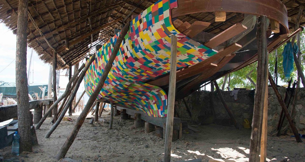 theflipflopi's tweet photo. We’re welcoming our first students to our heritage boatbuilding training centre on Lamu Island, thanks to @UKaid #smepprogramme. Our curriculum is packed with lessons on plastic recycling, design, artisanal carpentry, business skills and more. https://t.co/05X3Rk1db4