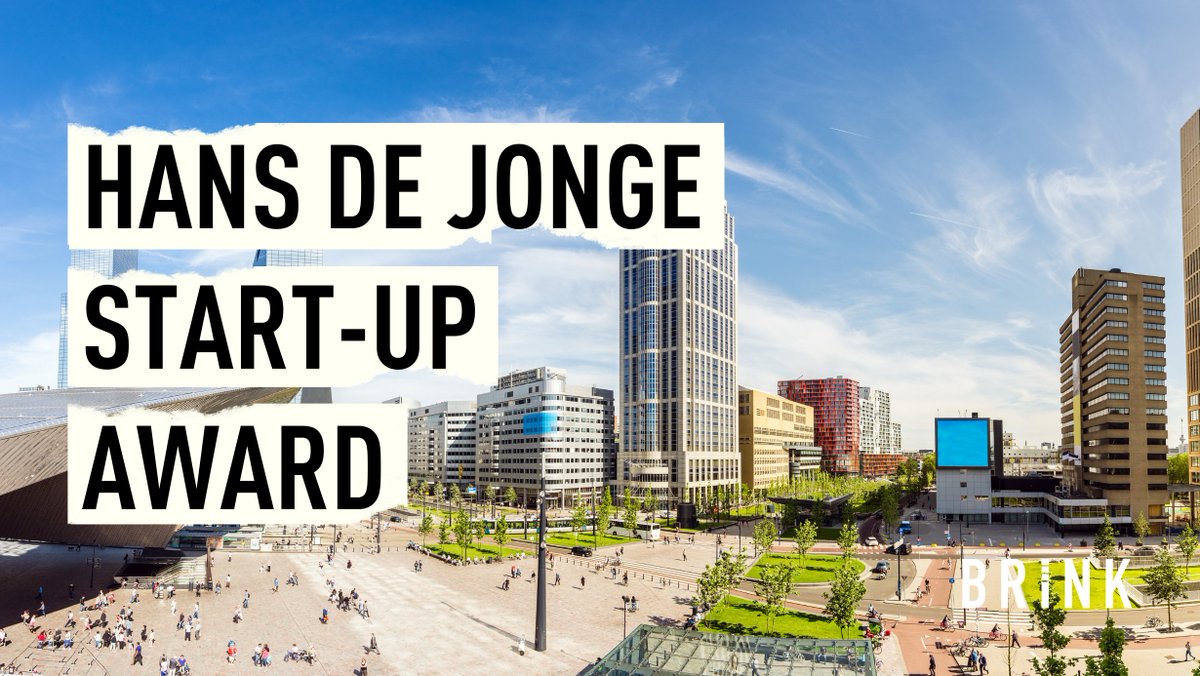 Aan alle vernieuwers, verslimmers, veranderaars en/of verbeteraars van de gebouwde omgeving van morgen: schrijf je nu in voor de Hans de Jonge Start-up Award. Maak kans op €5000, een werkplek én coaching door Brink: brink.nl/startupaward #innovatie #brink #startup