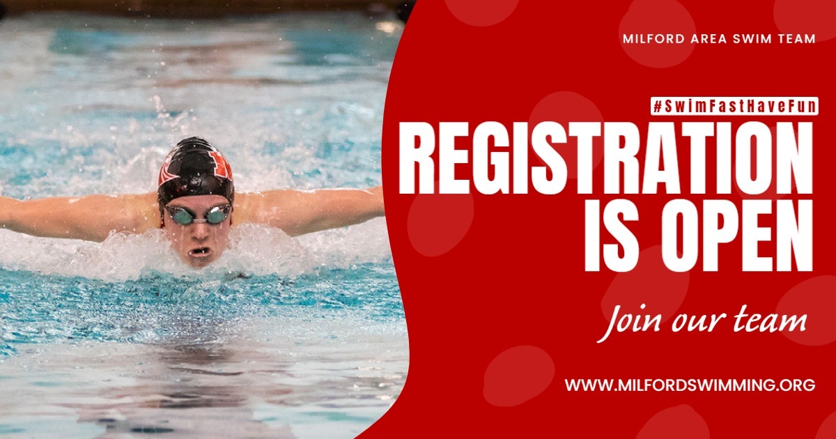 Registration is now open for the 2022-2023 season.  Visit milfordswimming.org for season rates, evaluation dates, open house and more. #swimfasthavefun
