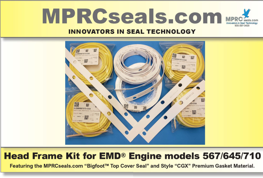 mprcseals's tweet photo. It's "Feature Friday" at MPRC, and today we want to talk about our Head Frame Kit for EMD® Engine Models 567-645-710, which includes our "CGX" premium gasket material. #gaskets,#rapidmanufacturing, #quality #rail,#marine,#powergeneration, #fluidsealing,#sealingtechnology, https://t.co/SuTcPrF4WJ