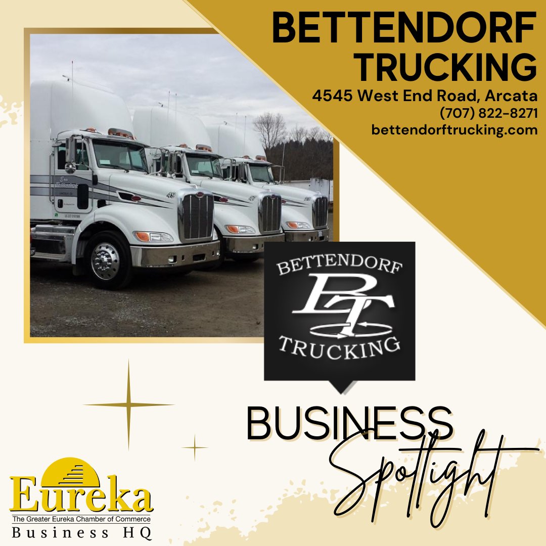 Visit our friends at Bettendorf trucking at
bettendorftrucking.com

#bettendorftrucking #eurekachamber
#eurekachamberofcommerce #eurekachambermember
#chamberofcommerce