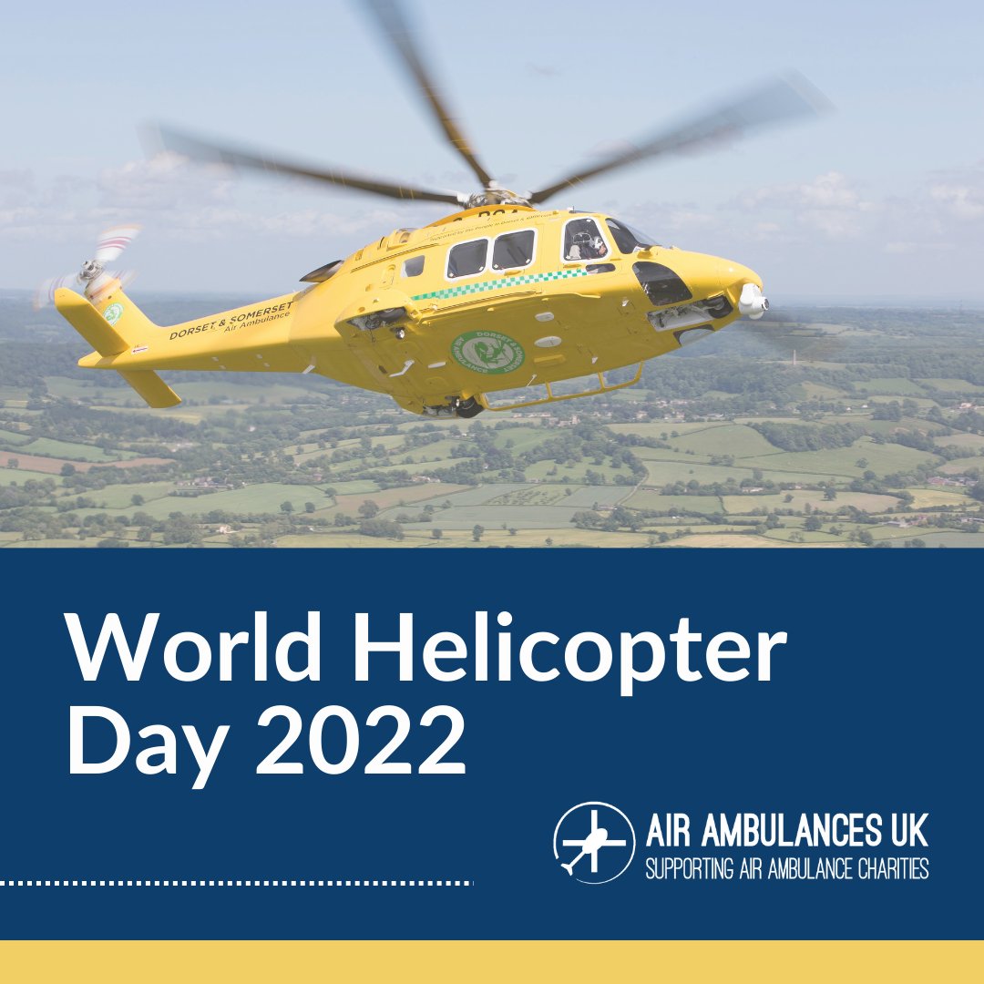 This #WorldHelicopterDay we want to say a special thank you to all air ambulance crews for their hard work and dedication to saving lives. How are you celebrating #WorldHelicopterDay ⁉️ Why not share your favourite helicopter photos with us! 🚁