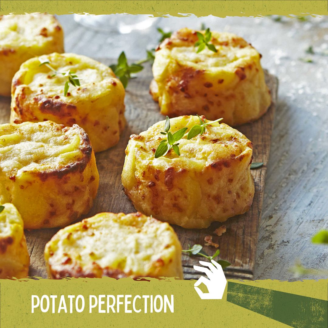 Today we celebrate the humble &amp; versatile potato.🥔  Only made more amazing with the addition of creamy Emmental cheese sauce. All hail the potato gratin - we bow to you. 🛒Find them in our stockist freezers across the UK  here: ow.ly/14BS50JVULz  #NationalPotatoDay