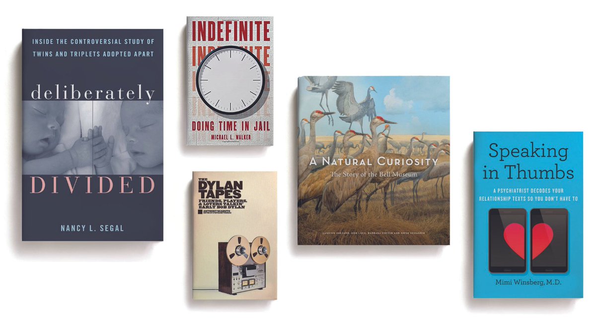 In our Summer 2022 issue of #mnalumnimagazine, our quarterly books roundup covers works from <a href="/nlsegal/">Nancy L. Segal</a> Michael L. Walker, Stephanie Trudeau, <a href="/mwinsberg/">Mimi Winsberg, MD</a> Lansing Shepard, Don Luce, Barbara Coffin, and Gwen Schagrin. <a href="/BellMuseum/">Bell Museum</a> 
minnesotaalumni.org/stories/twins-…