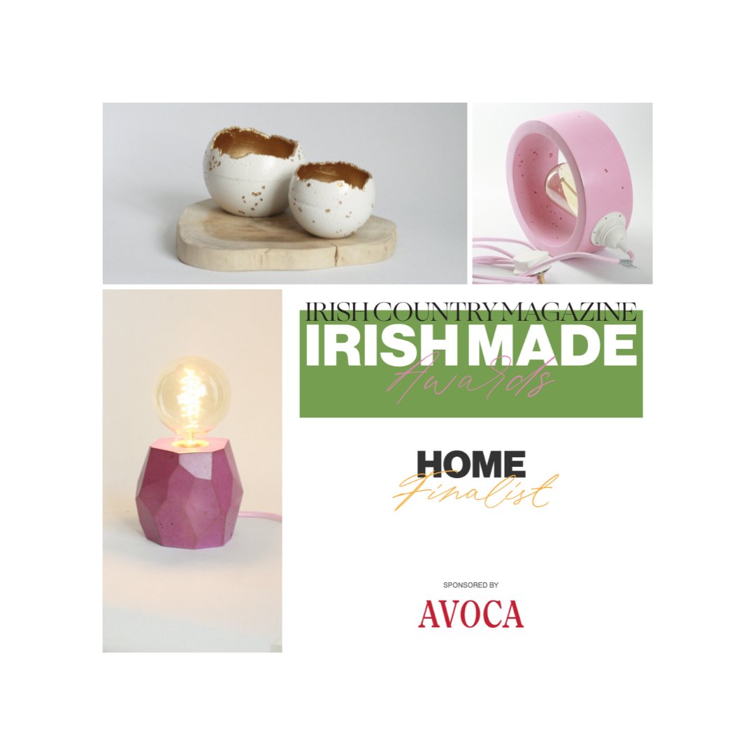 ✨We are thrilled and honoured to have been shortlisted as a finalist in #irishmadeawards2022 <a href="/IrishCountryMag/">Irish Country Magazine</a>
🌿Please VOTE for us 🌿We would be grateful for your vote (see link in bio)
Find us in Home category, sponsored by <a href="/avocaireland/">Avoca Ireland</a> 
#madelocal #irishmade #kaïkøstudïø