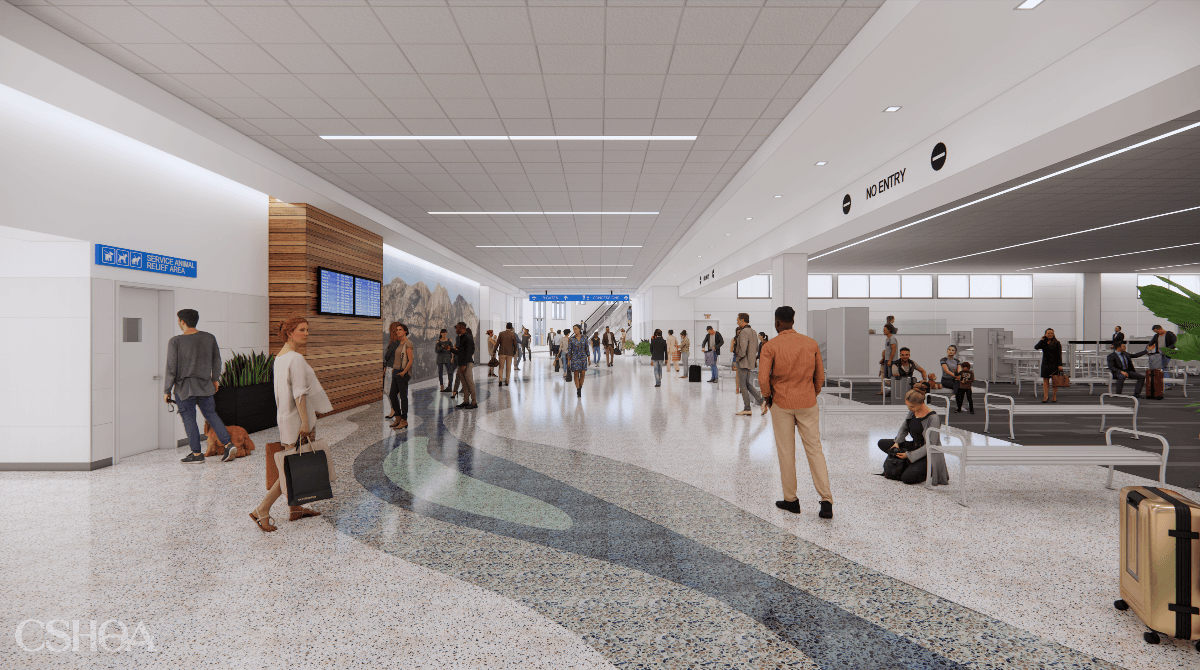 CSHQA's tweet photo. Celebrating #NationalAviationDay with a look at our work at @iflyfresno ✈️ We are excited to kick off construction on the new #FAT Forward #TerminalExpansion! https://t.co/GAyYhDCPSm
#Aviation #FresnoAirport @qdconstruction #DesignBuild #Architecture #Engineering #InteriorDesign https://t.co/InlWGRswzT