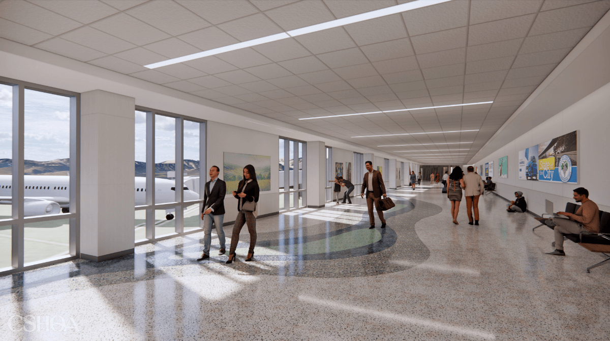 CSHQA's tweet photo. Celebrating #NationalAviationDay with a look at our work at @iflyfresno ✈️ We are excited to kick off construction on the new #FAT Forward #TerminalExpansion! https://t.co/GAyYhDCPSm
#Aviation #FresnoAirport @qdconstruction #DesignBuild #Architecture #Engineering #InteriorDesign https://t.co/InlWGRswzT