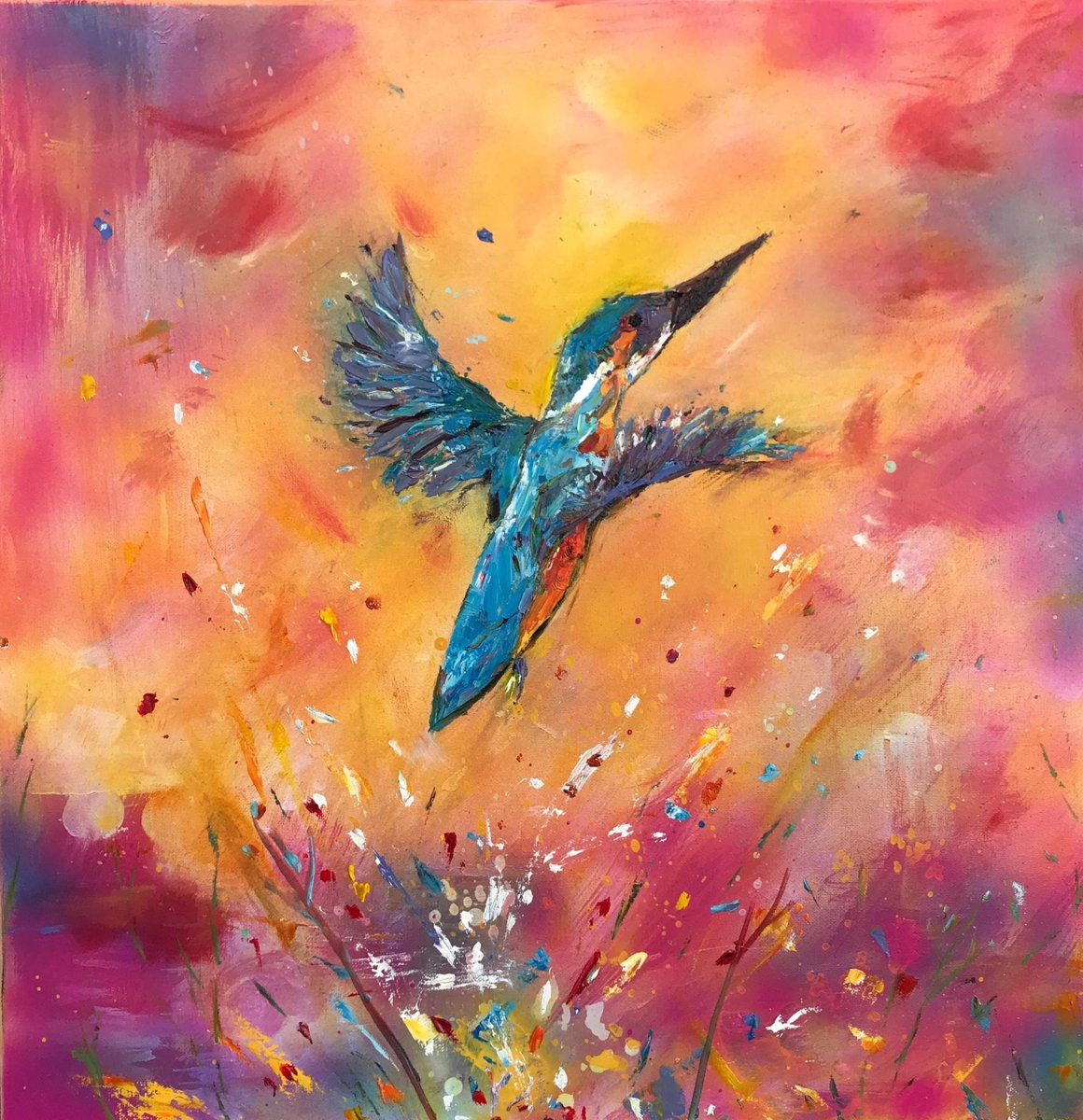 #VAO22 Entry 1241 | Gray C
🎨Rejoice 
Oils and acrylics on canvas.
 60x60cm 
<a href="/Gray_C_artist/">@geecee</a>
#artoftheday #visualart #arttalent #art #artists #artlife #vaoopencall