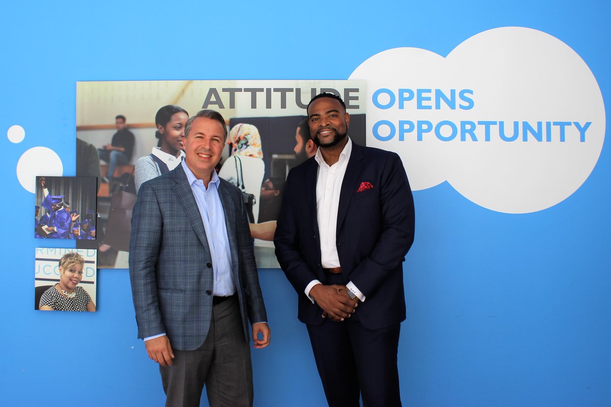 Thank you Randy More, Foundation President at <a href="/CDRBuilds/">Clayton, Dubilier & Rice</a> , for paying a visit to STRIVE’s national headquarters in East Harlem. We look forward to hearing you speak at STRIVE New York’s upcoming graduation ceremony for students across all three programs: Career Path, Fresh Start-