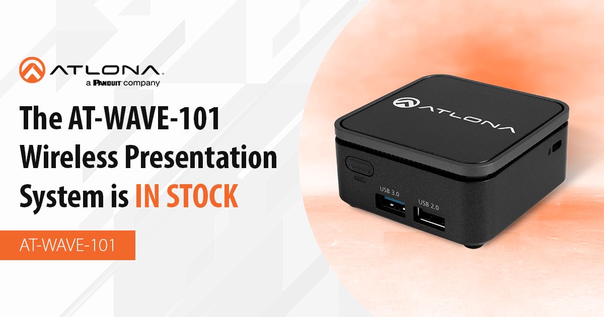 #avtweeps... As BYOD (Bring your own device) meetings are quickly trending among modern workspaces, <a href="/Atlona/">Atlona</a> has provided the perfect solution with the AT-WAVE-101! Get yours today: btx.com/atlona-wireles…