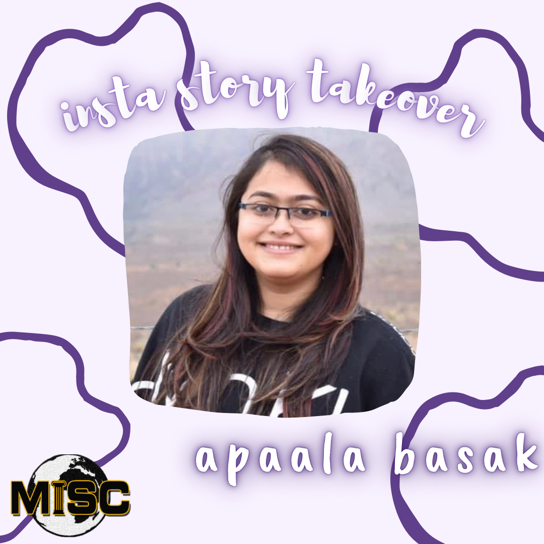 MizzouMISC's tweet image. MISC’s President, Apaala Basak, will be doing an insta story takeover today to answer any questions you may have about our organization! Go to our Instagram story to submit questions and she will be sure to answer them today!