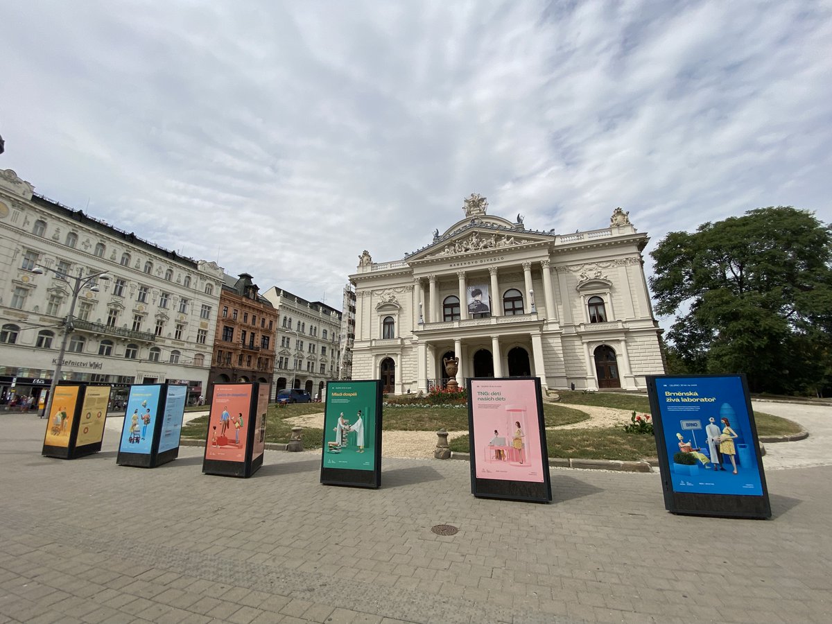 RECETOX's tweet photo. ๐ผ๏ธStop by the @CELSPACcz ๐ฒ๐
๐ต๐ถ๐ฏ๐ถ๐๐ถ๐ผ๐ป at the Malinovskรฉho square. The #CELSPAC exhibition celebrates the collaboration of Brno scientists, @muni_cz, @brnomycity, @fnbrno, and thousands of South Moravian families over the past three decades. ๐๐คฉ https://t.co/EzAbBTRXDC