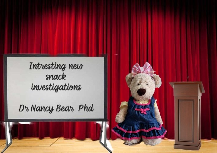 NancyBear15's tweet photo. Hello fwends n welcome. I does like to share wiv yoo the results of my investigations into interesting new snacks. https://t.co/R28O1tD55B