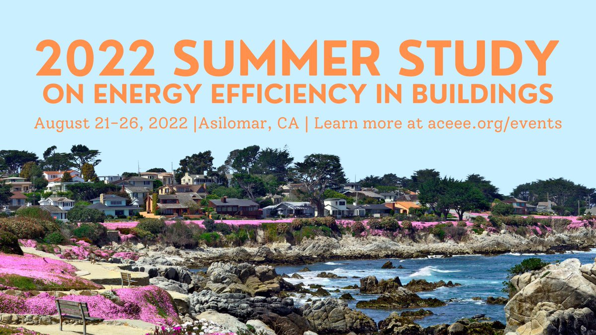 Join Summerhill at <a href="/ACEEEdc/">ACEEE</a>'s 2022 Summer Study in Pacific Grove, CA August 21-26 as we tackle this year's urgent theme: “Climate Solutions: Efficiency, Equity, and Decarbonization.”

Find our team’s presentations and learn more about the conference here: aceee.org/2022-buildings…