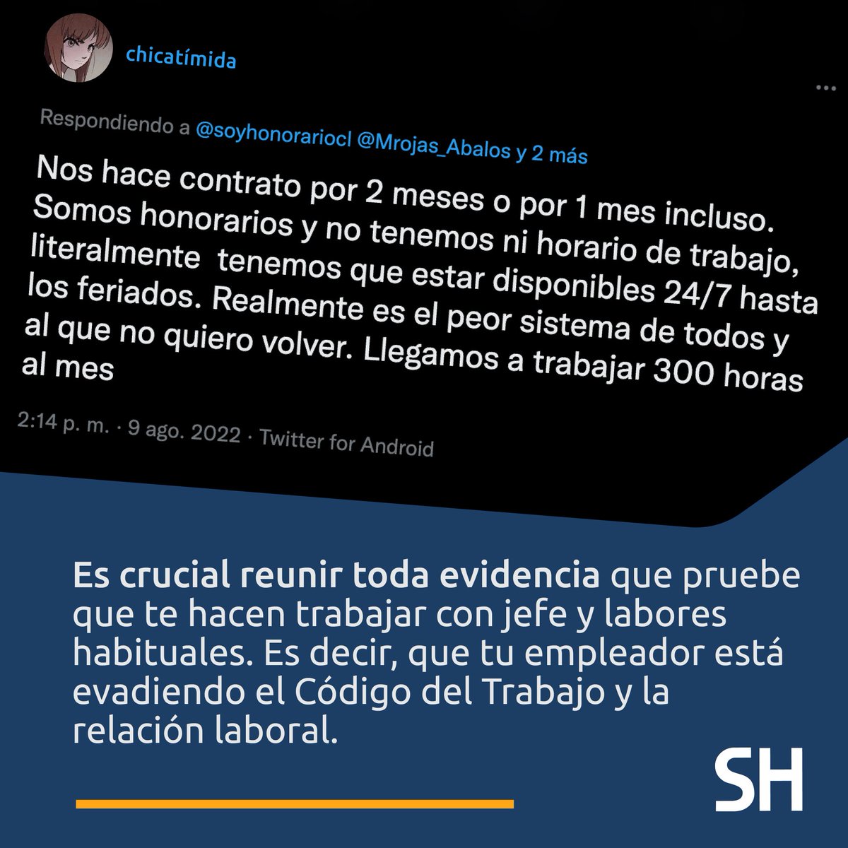 soyhonorariocl's tweet photo. Accede a nuestra asesoría jurídica gratuita. Escríbenos al WhatsApp publicado en el perfil. https://t.co/wN15JCyQru