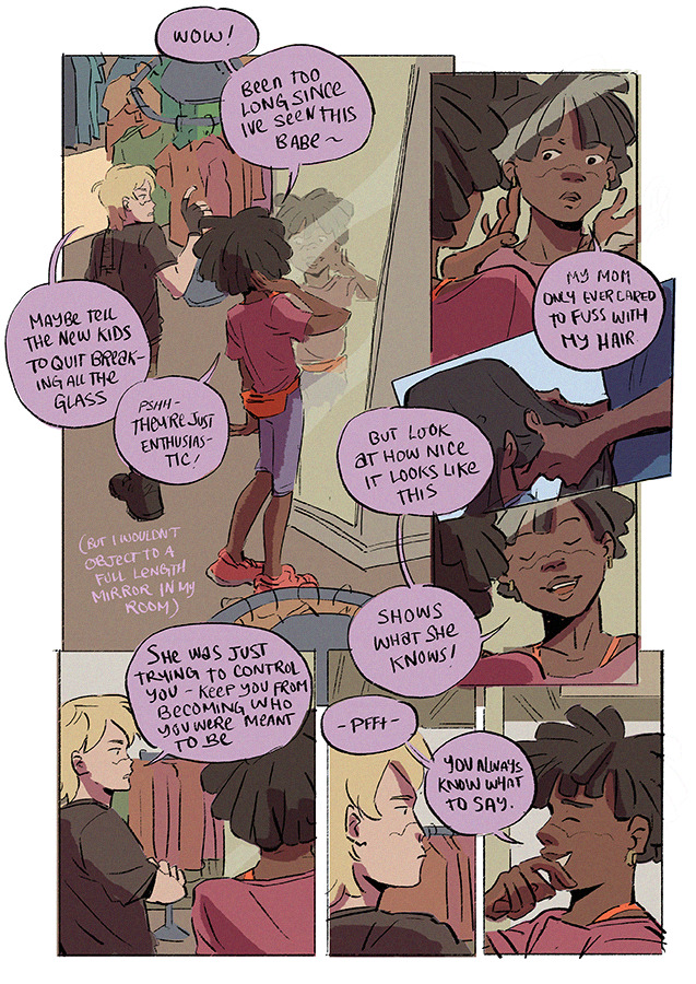 also taking the opportunity to repost this comic because the ver i originally put on twit had old draft dialogue and no shading lol.. this is my true vision!! 