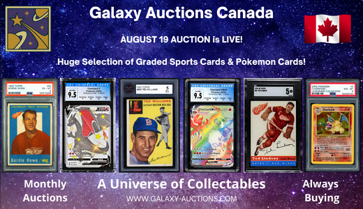 AuctionsGalaxy's tweet photo. It's Auction Day!

- 200 lots - vintage hockey, baseball &amp; #Pokemon 
- All lots in CDN $ &amp; unreserved!
- Lots start closing at 3pm PDT/6pm EDT
- Dealers/Resellers - there are DEALS to be had!

➡️https://t.co/I9Jc2bi0sV

@sports_sell @hobbyretweeters @HobbyRetweet_ @Hobby_Connect https://t.co/27P70wroTj