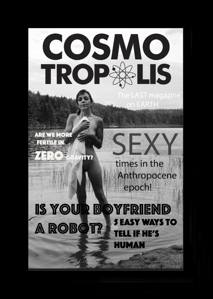 petesart's tweet photo. The last magazine on Earth. 
Model @menalora1  
Logo - Patrick King @TypographyShop
#future #magazinecover #cosmotropolis 
#blackandwhite #photography #anthropocene 
#model #exhibition 
Cosmotropolis an #art exhibit that looks at future through work with models &amp; dreamscapes https://t.co/JUcujjcTEo