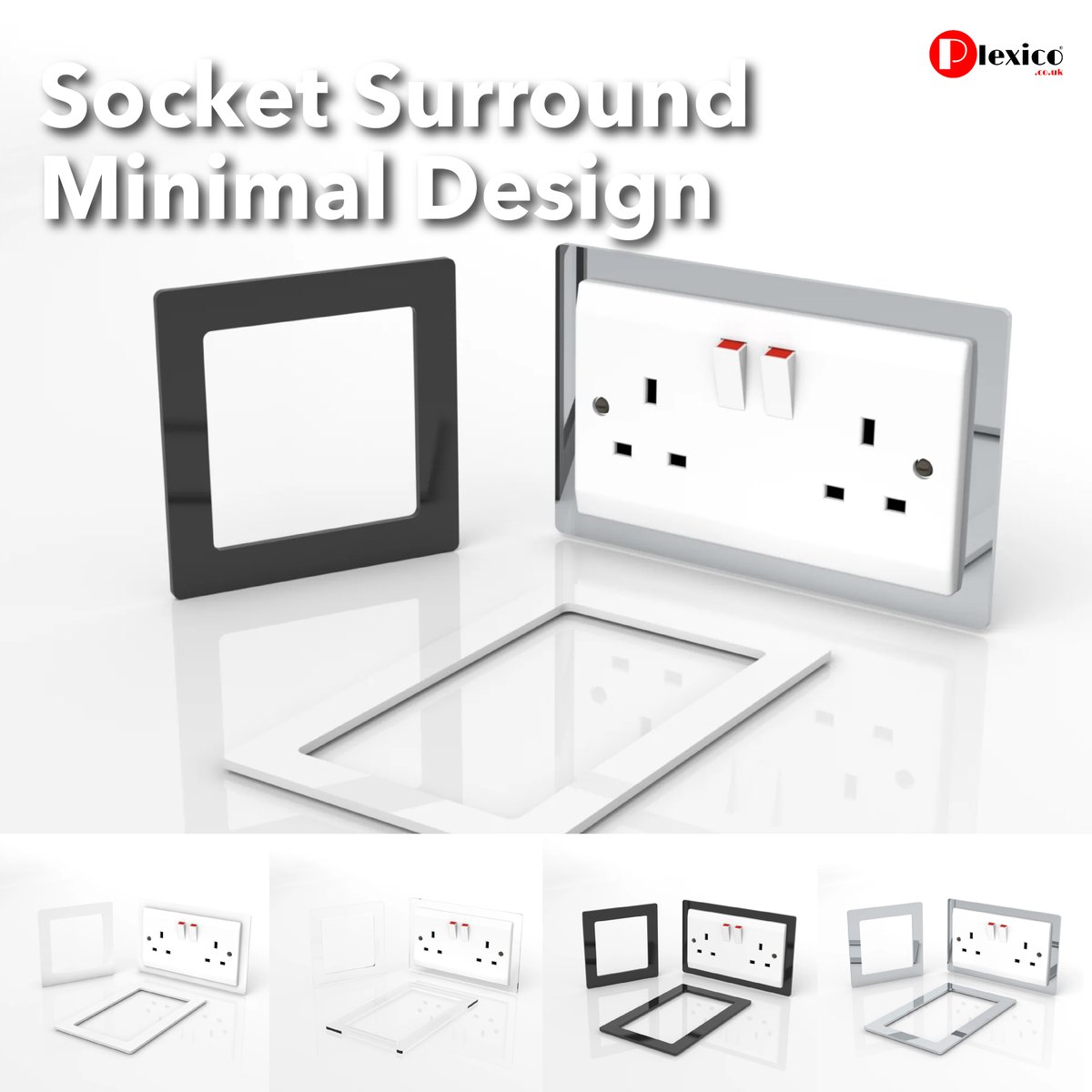 LimitedPlexico's tweet image. Spice up your sockets with our socket surround. Available in white, black, chrome and see-through!
hubs.ly/Q01j2rCl0

#socketsurround #socket #minimaldesign