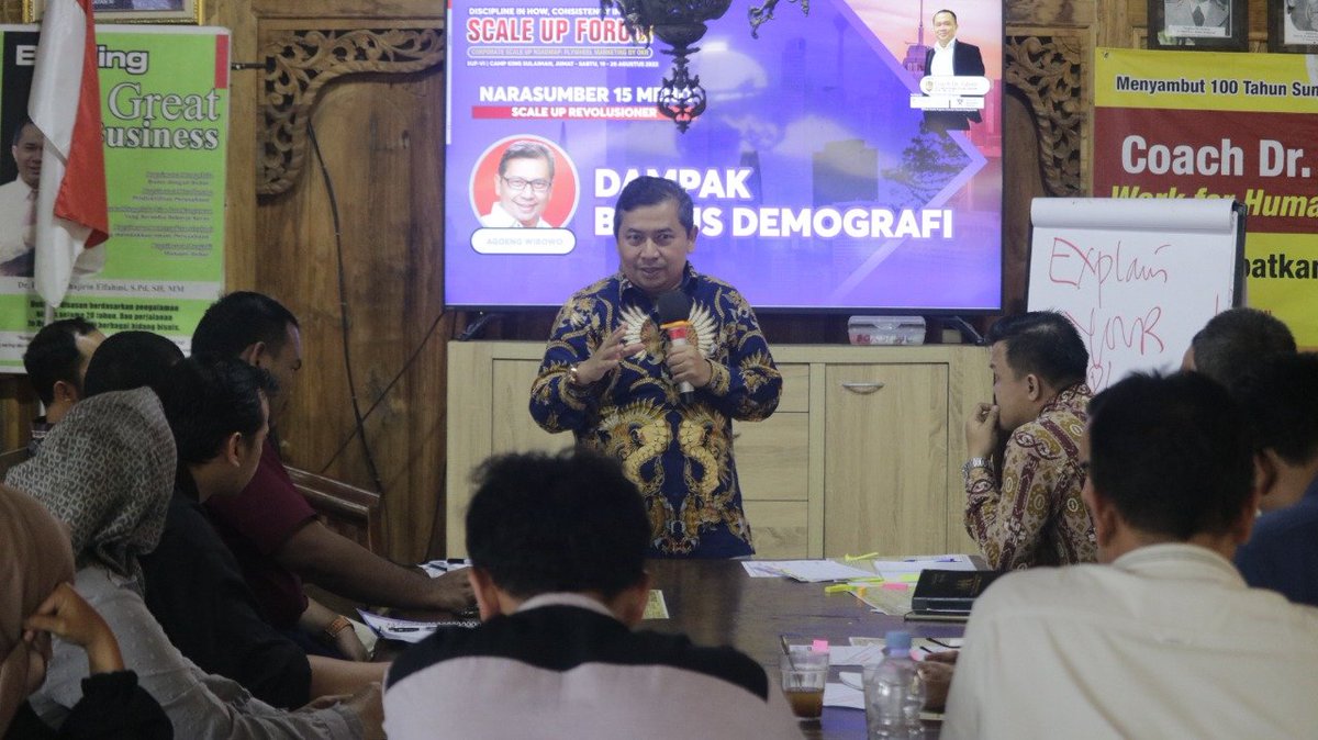 CoachFahmi's tweet photo. Panggilan untuk kembali mengasah gergaji. Sharpening the saw.
Salah satu layanan bagi para alumni Grounded untuk semua jenis kegiatan adalah kegiatan Scaling Up Forum (SUF) led by Coach Dr. Fahmi. https://t.co/FCpNwg79We