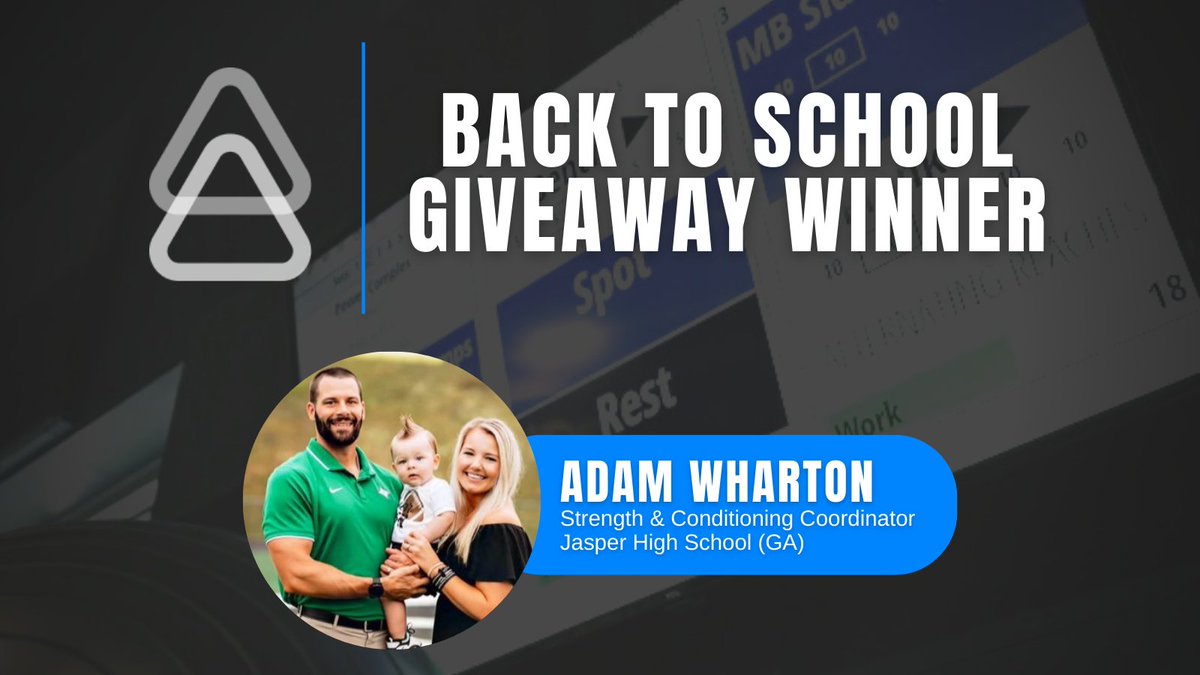 The back to school giveaway winner is... Coach @aspencewharton! 👏 DM us to claim your Rack swag for you and your coaching staff! #RackProud