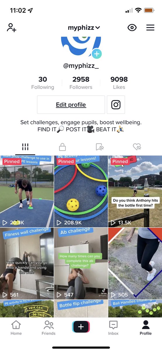 WOW! Look at how much our page has grown!💪 Thank you to everyone who follows us and are interested in our phizz challenges!🤩 Get in touch info@myphizz.com to find out how we can help your school!⚽️🏀🏹🥊🧘‍♂️🏆🥎🏓 #findyourphizz #physed #fitness #edutwitter #edtech