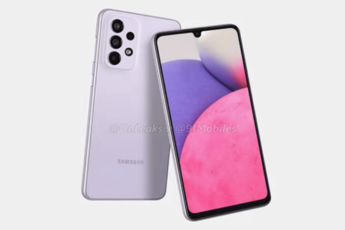 Smart_Mobiles's tweet photo. Galaxy A33 5G revealed in leaks of renders, the headphone jack is missing https://t.co/6CJN9F9i66 #galaxya33 https://t.co/LCiP3WuyG0