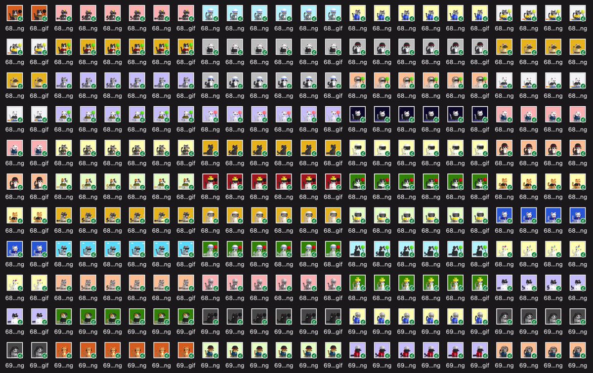 NekoNFT's tweet photo. they are mostly done now https://t.co/7Q9cMvfbvz