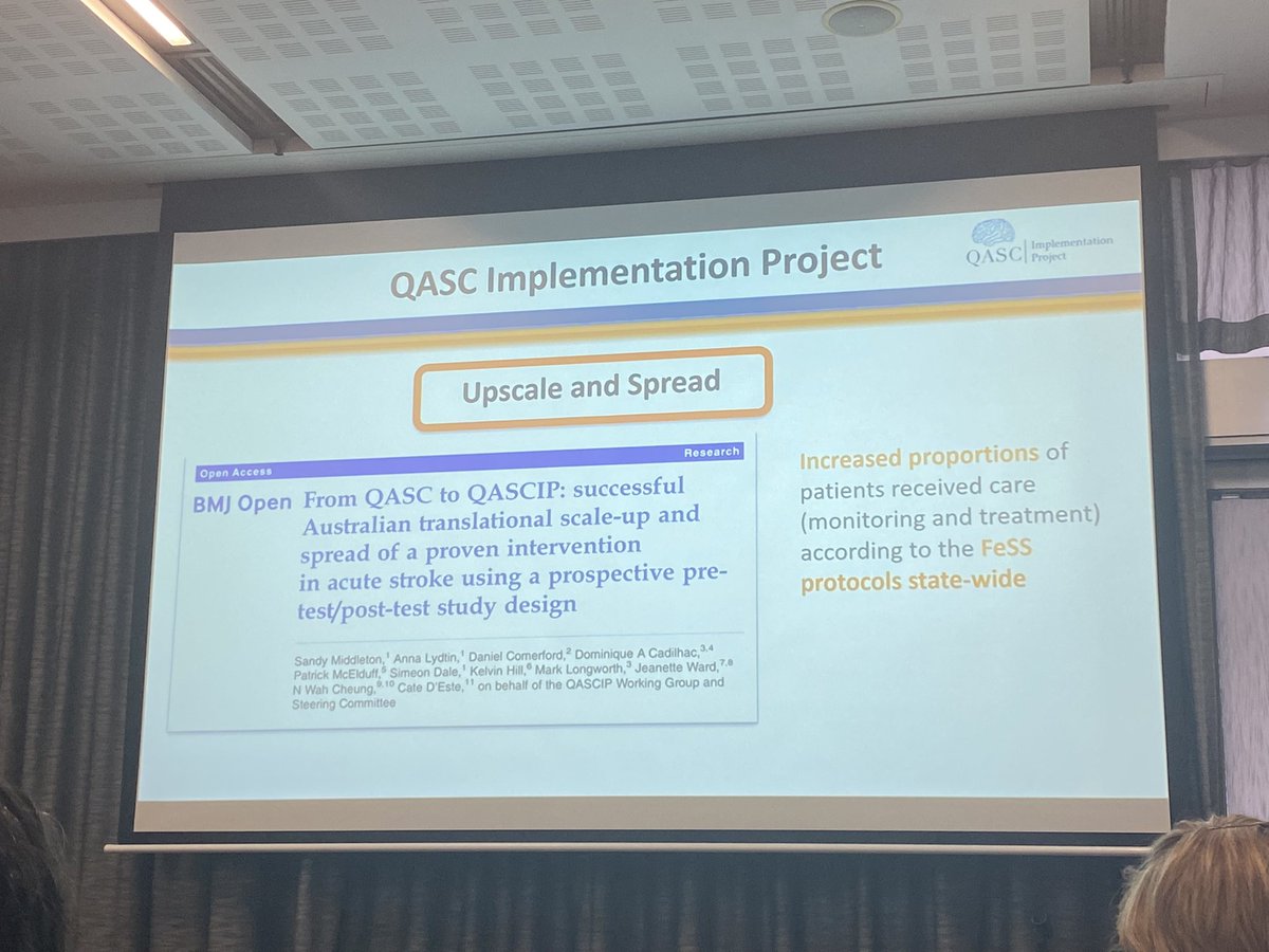 AmeliaTanOT's tweet photo. We started Day 2 of @SMARTSTROKES_AU #smartstrokes22 with a very inspiring presentation by @NurseResearch on the #QASC! Always great to hear success stories like this about #researchimpact - gives us that little booster to keep persevering with our research! https://t.co/3HpCxKDyCD