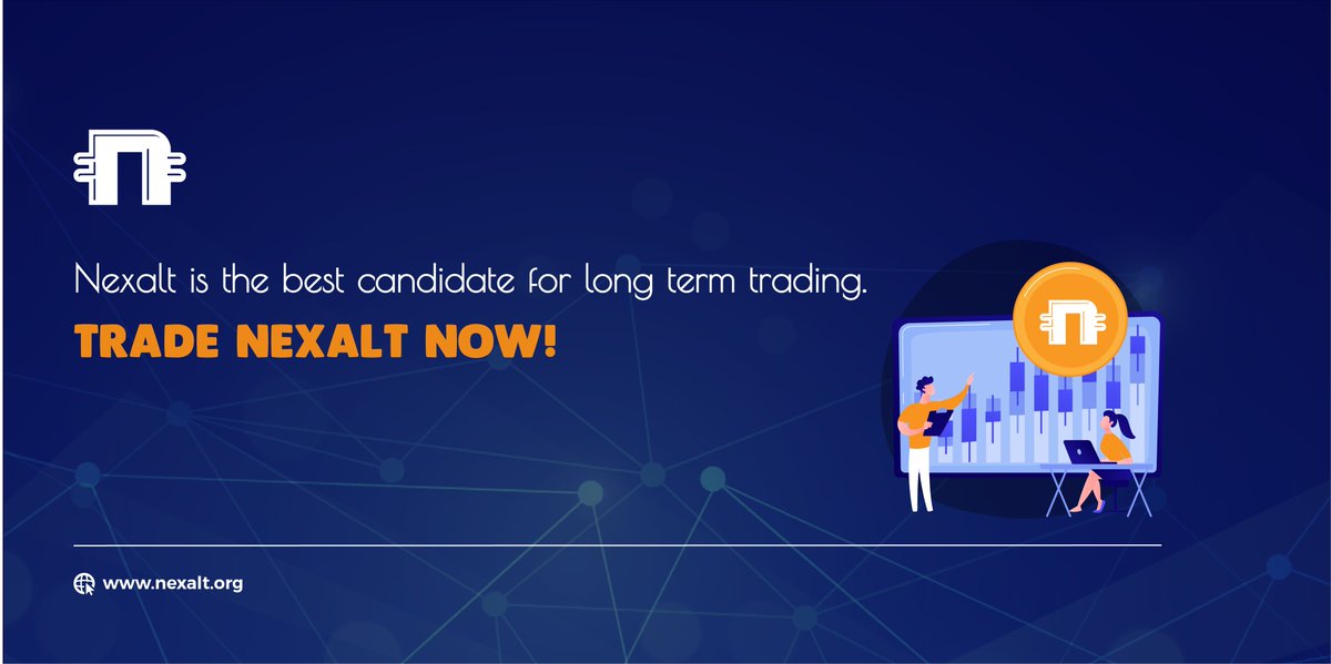 NexaltOfficial's tweet photo. Nexalt is your long run partner in money making in crypto market. join hands in hands and take a productive start to revolutionize your life and future. Nexalt has power to change your lifestyle! https://t.co/jt0f9BKXDj