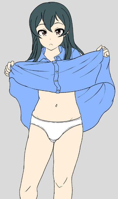 パンツ注意
作業中、イズミンがどんな柄のパンツ履いてるかイメージし切れなくて真っ白状態
歳の割に大人びてる方?それとも年相応のデザインな感じ? 