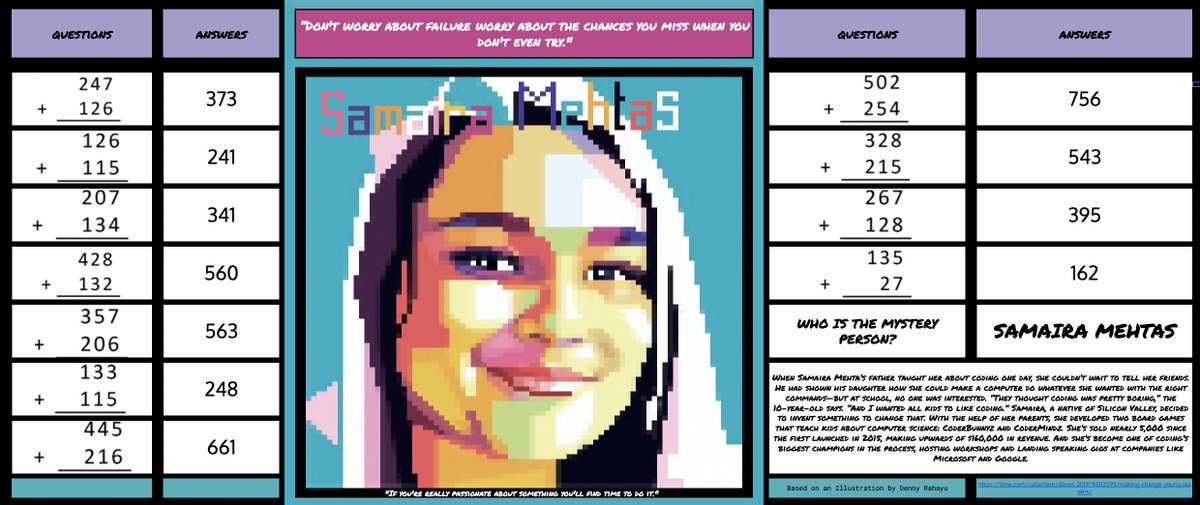 GiftedTawk's tweet image. At 6, Samaira Mehta’s father taught her about coding, but friends at school,&quot;thought coding was pretty boring. And I wanted all kids to like coding,” says Samaira. So she decided to invent something to change that. linktr.ee/pixelpal  (1/3)