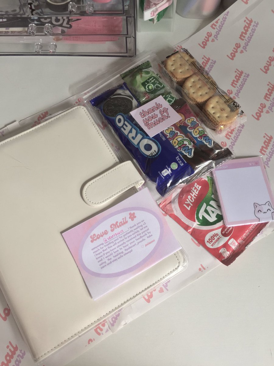 urmygluvs's tweet photo. 🗯📓 ꒰ #urmygmails ꒱ ♡

              ˗ˏˋ happy mail ! ˊˎ-

    . . . hiii @polacart the binder is here !! i rlly luv how you packed my order it was so cute 😩💗 and tysm for the freebies, super dami 😭 

❲ #polacart_proofs ❳ https://t.co/TABqF1X04Y