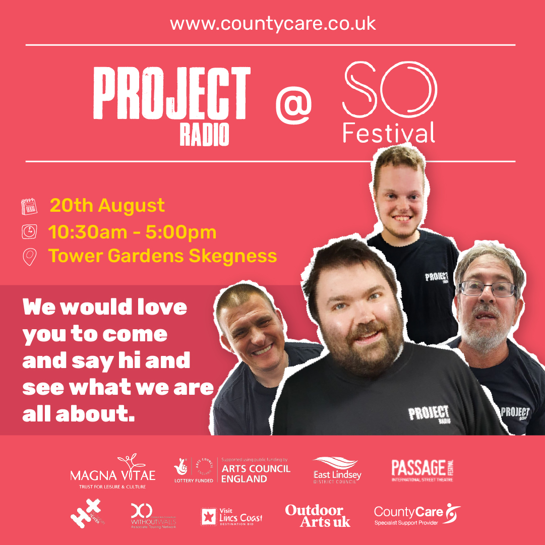 ProjectRadiocc's tweet photo. Remember, we are @ @SoFestival tomorrow in Tower Gardens, Skegness!
Ever fancied having a go at interviewing? come down to our tent and try it out!
#festival #sofestival #magnavitae #countycare #projectradio #skegness https://t.co/WMPivodoDe