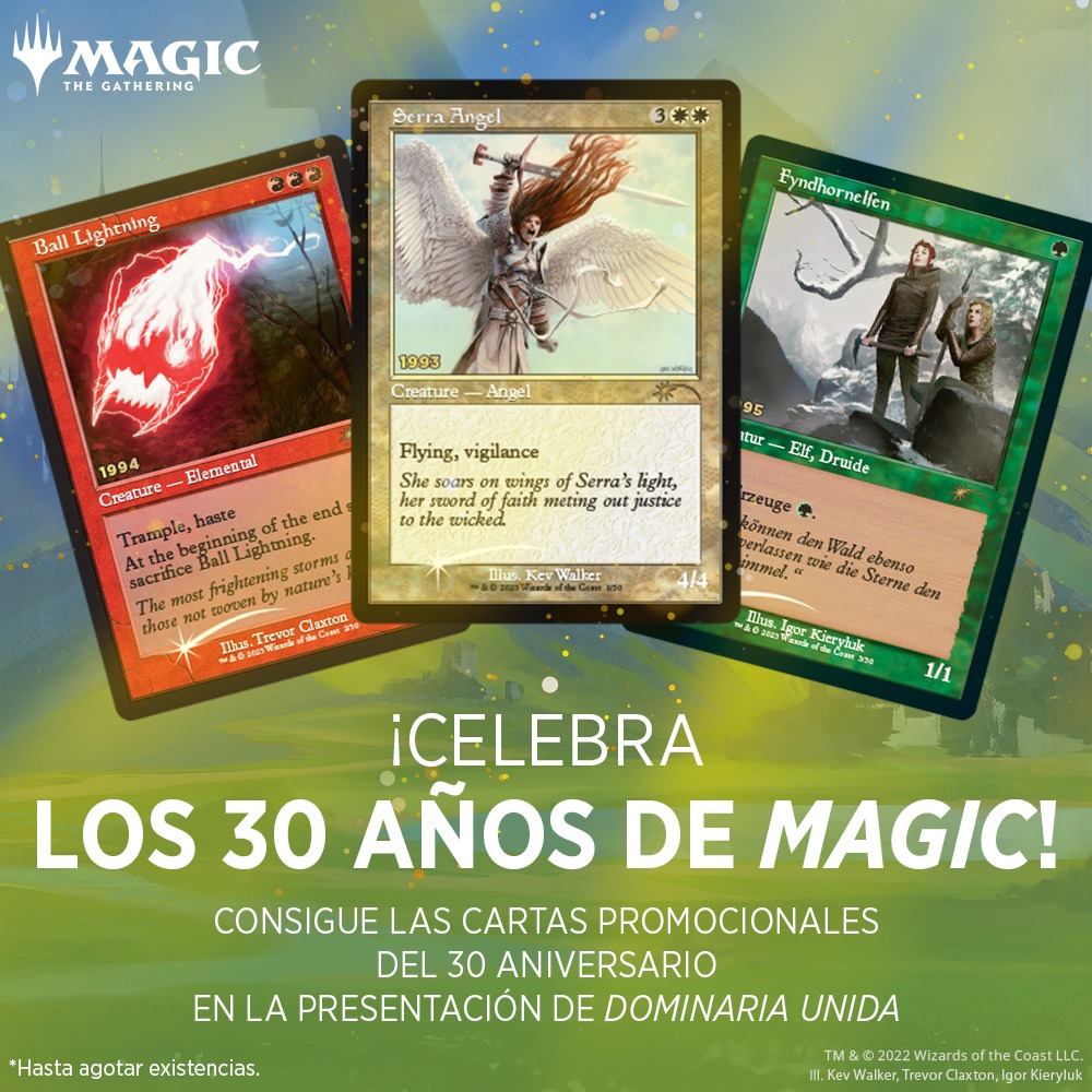 CentralOcio's tweet photo. Consigue las cartas promocionales del 30 aniversario de Magic The Gathering en la presentación de Dominaria Unida

#mtgtorneos #dominariaunited #dominariaunida #MTG #mtgbarcelona #mtgnew #mtgtorneo #santcugatdelvalles #santcugat #magicthegatheringcommunity #magicthegathering https://t.co/ndWnZ3BdM3
