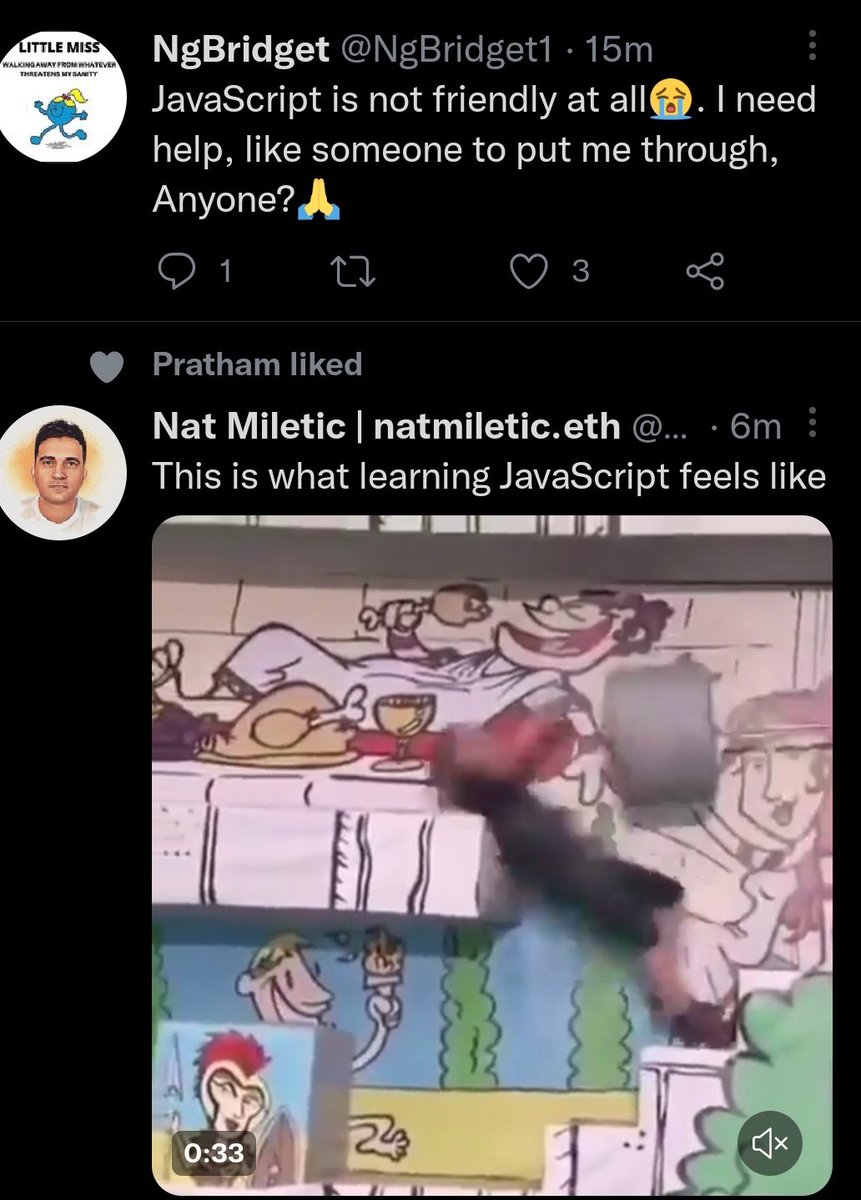 justhariharan's tweet image. Twitter is always dope
#javascriptjokes