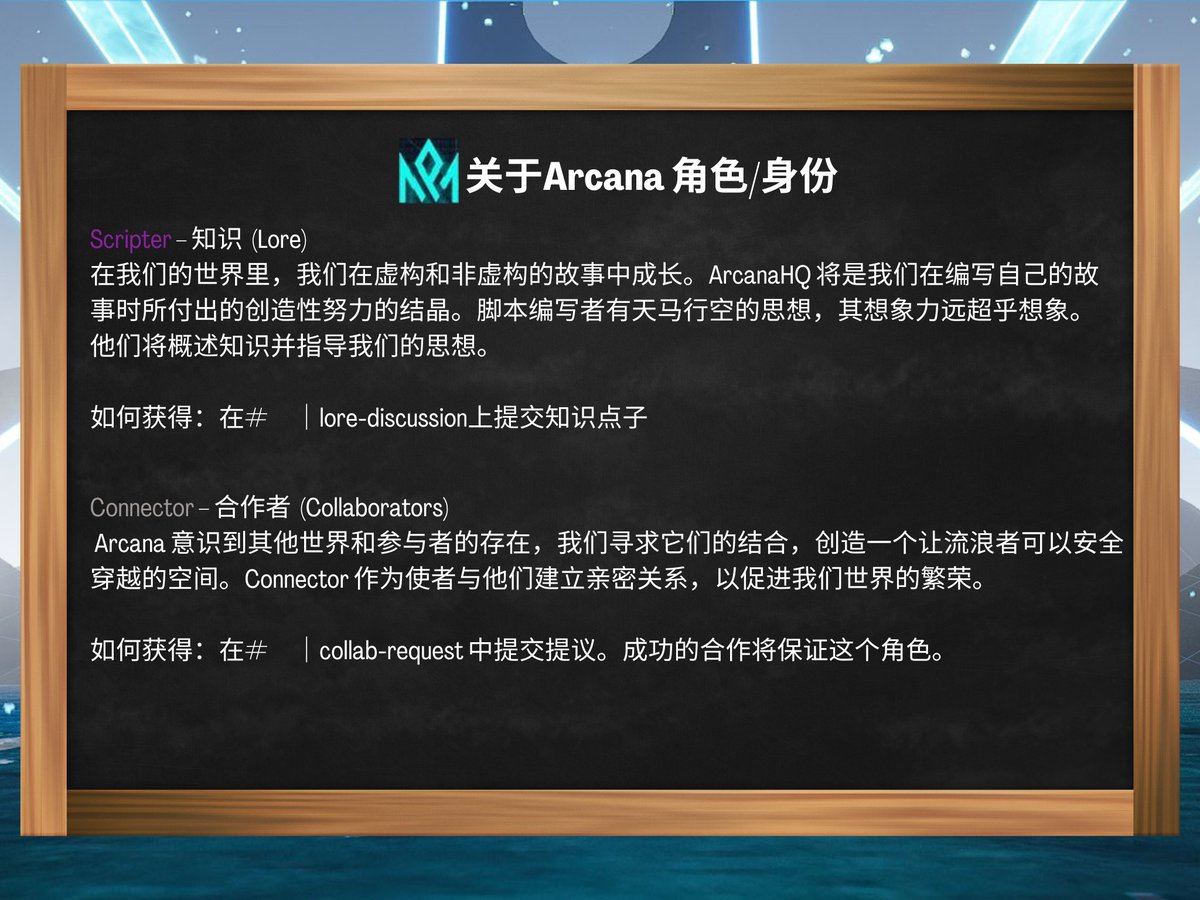 WayneL_'s tweet photo. 大家好,今天 @ArcanaHQ 放了关于角色/身份的介绍。
关于Arcana的身份一共有8个不同的身份。
我做了翻译给中文区的家人们,希望可以帮助到大家更了解Arcana的每个身份。
#ArcHQ I #ArcfollowArc https://t.co/I1U8fu9MQk