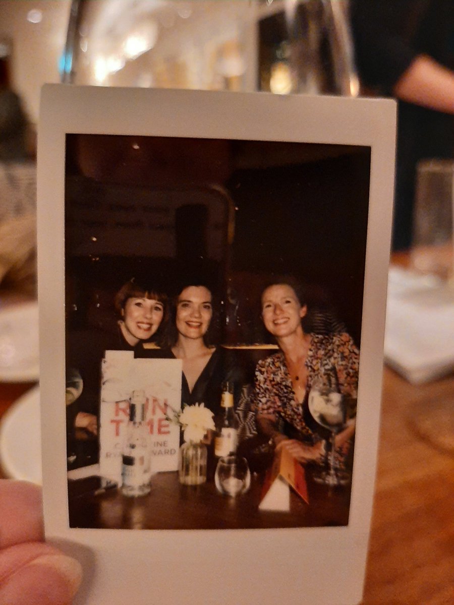 AndreaMaraBooks's tweet photo. Packed house in Hodges Figgis last night for the launch of clever, creepy, fun and funny Run Time by @cathryanhoward and she's doing it all again tonight in Cork!
(Meanwhile, I'm asleep on my desk. But there was rosรฉ, and Polaroids, and it was absolutely worth it)
#RunTimeBook https://t.co/6tTfh5PGM0