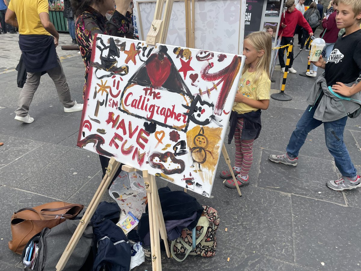The Calligrapher EdFringe 2022 tweet media