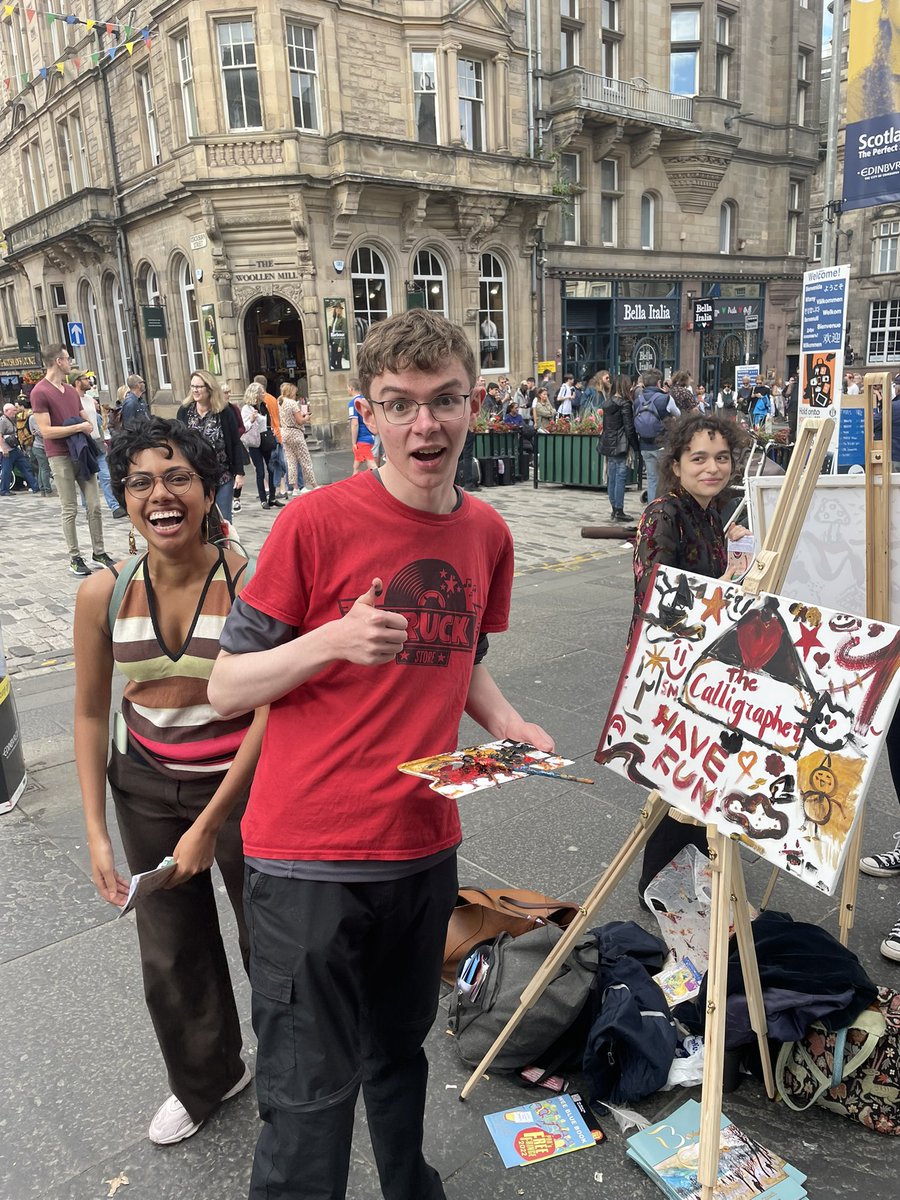 The Calligrapher EdFringe 2022 tweet media