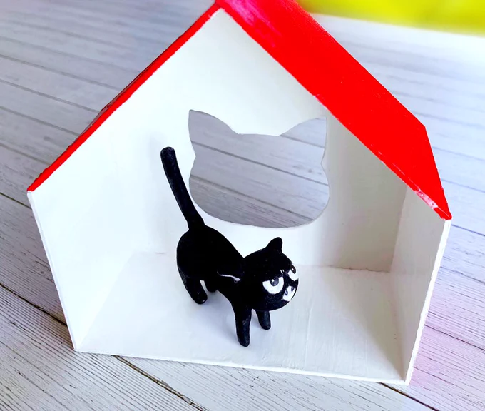 旭のシャー猫&amp;ハウス、読者さんが作ってくださってめちゃめちゃ可愛いんです  