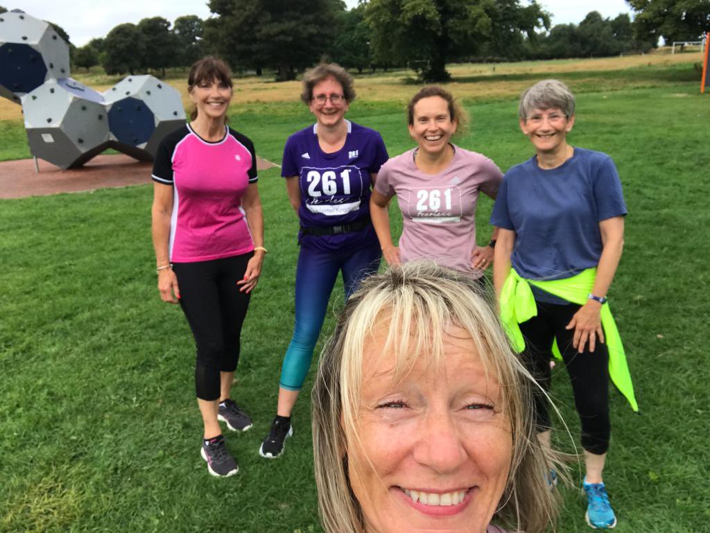 261ClubLanc's tweet photo. What a fun morning! Running games, strength stuff, chatty run and some powerful stretches. Just what we all needed. Happy Friday everyone! 💜 🏃🏽‍♀️ #261fearless https://t.co/lgpNOMlxqv
