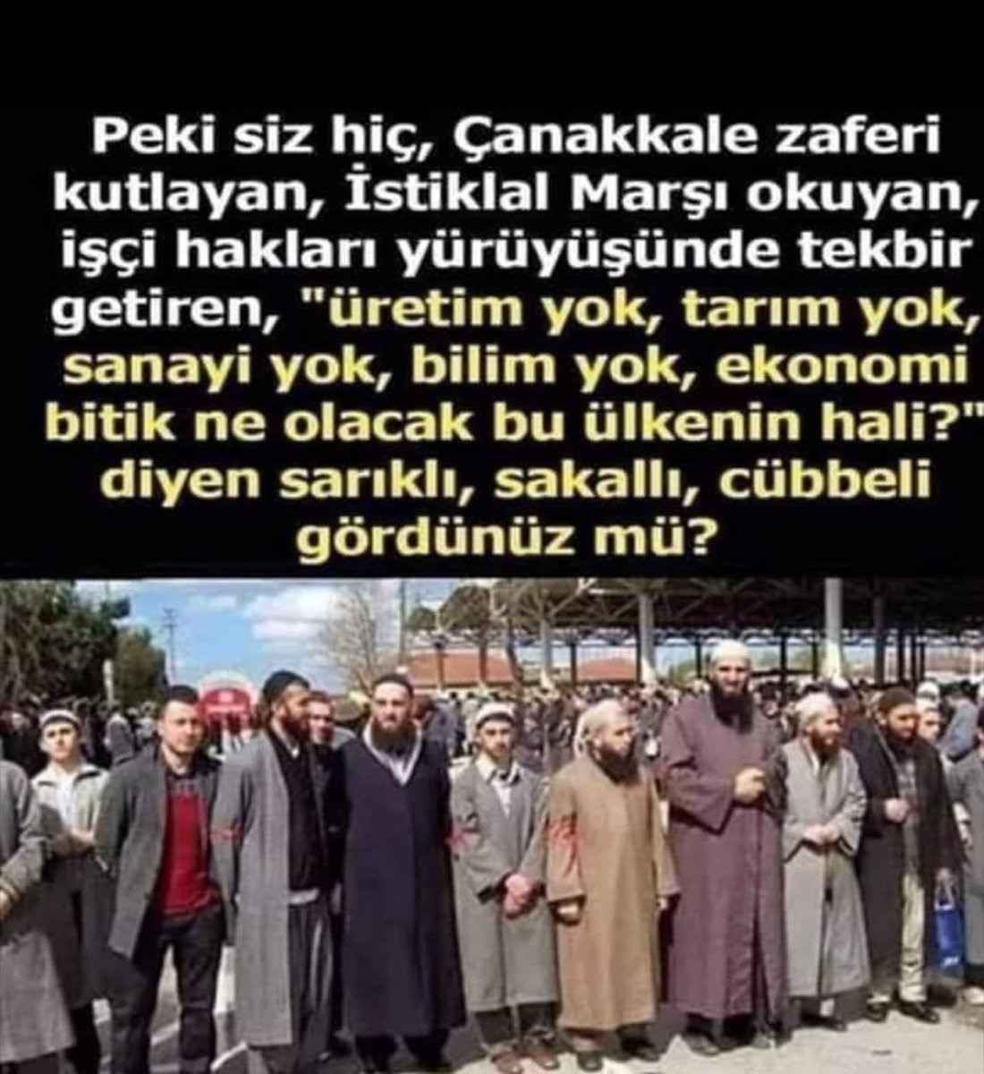 En azından ben görmedim!