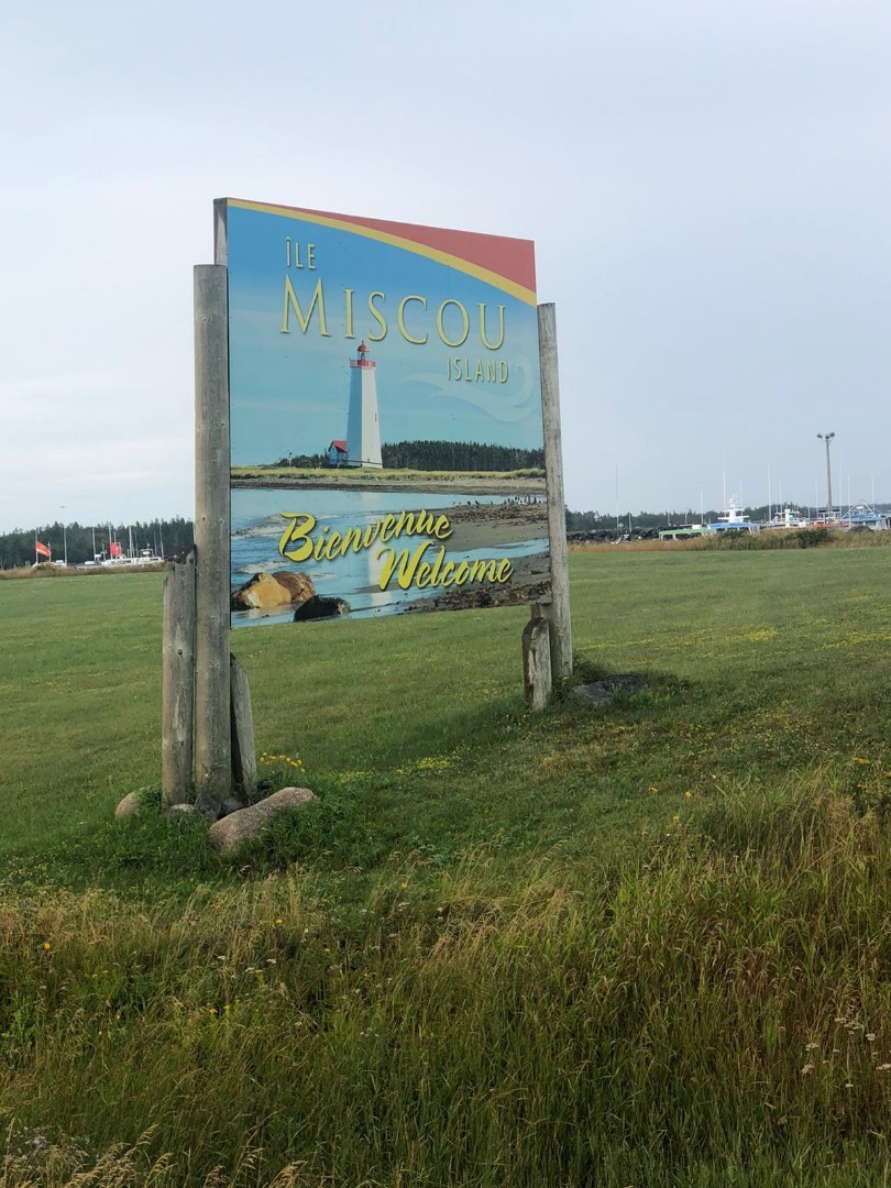 RCMPNB's tweet photo. It was a cloudy but beautiful day earlier this week for our #RCMPNBTrafficUnit while in the #Miscou area conducting traffic enforcement. Please remember to follow the posted speed limit, wear your seatbelt, donโt drive distracted and #DriveSover. https://t.co/RpLTU7ies0