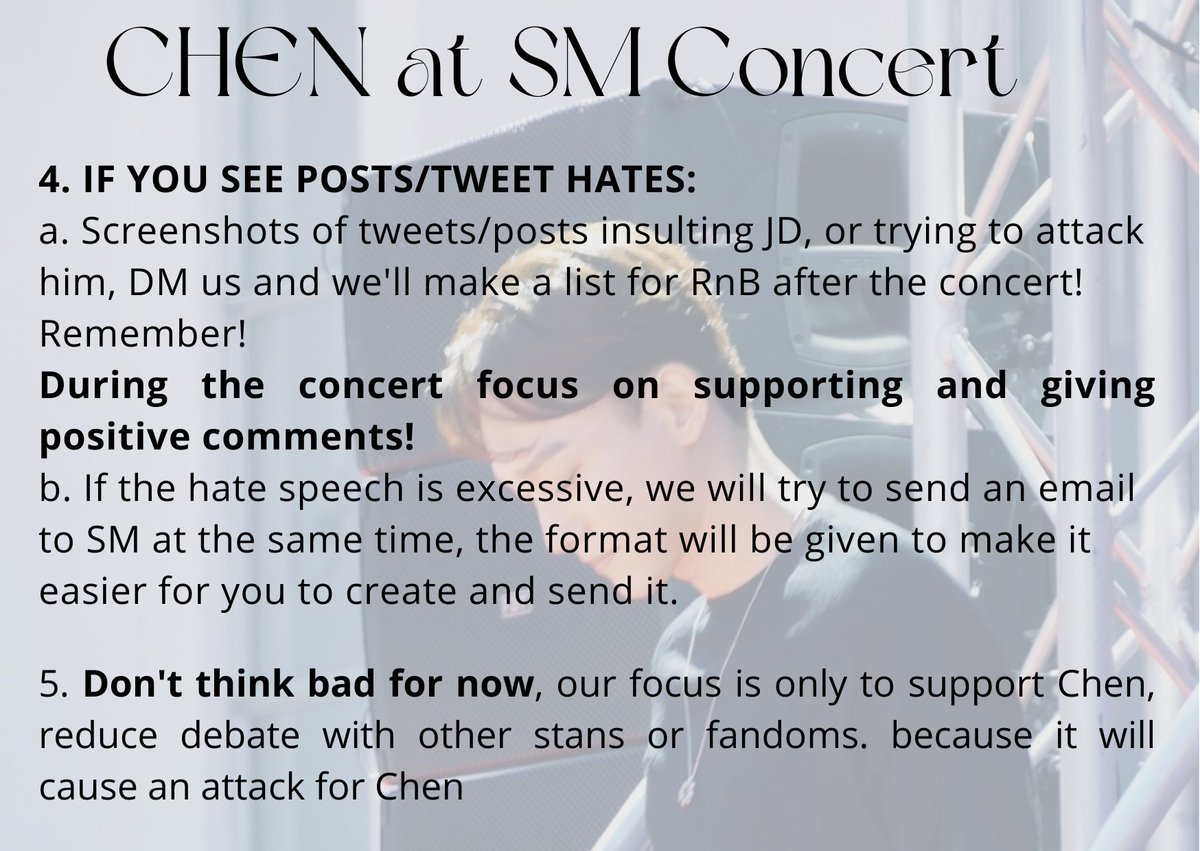 🚨🚨DO THIS TO SUPPORT CHEN AT SMCU CONCERT!