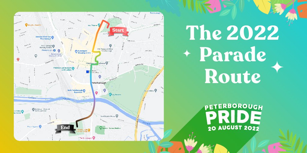 #peterboroughpride2022 is only a day away! We're starting this year's parade at Stanley Recreational Ground at 3pm! We can't wait to see you there!